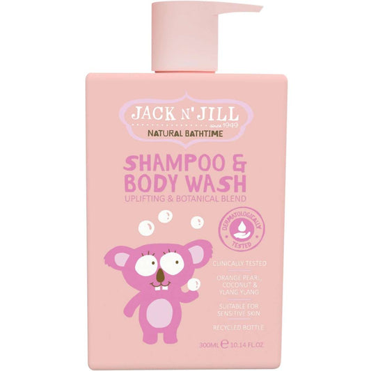 Jack N' Jill Shampoo & Body Wash Uplifting & Botanical Blend 300ml JACK N' JILL