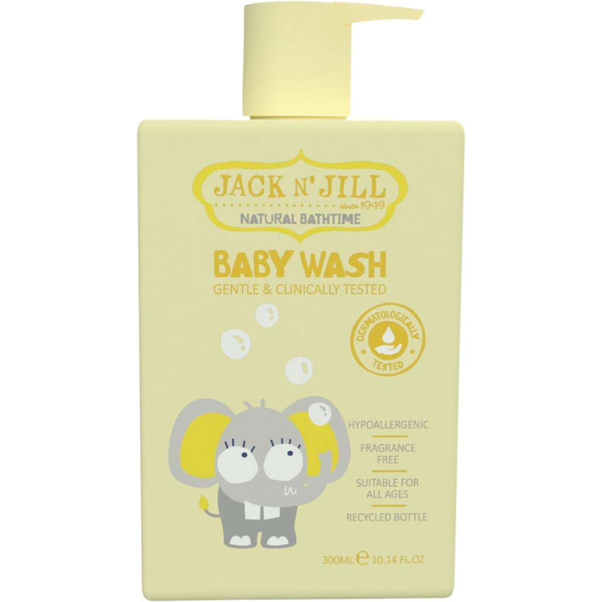 Jack N' Jill Baby Wash Fragrance Free 300ml JACK N' JILL
