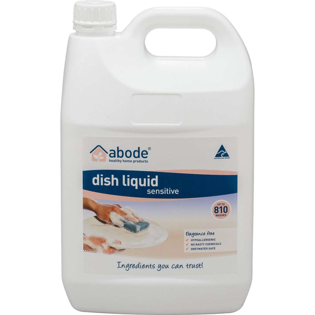 Abode Dish Liquid Concentrate Zero 4 Litres Abode