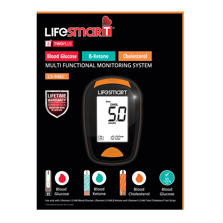 LifeSmart Cholesterol Multi-Meter LS-946 C - Cutprice Online
