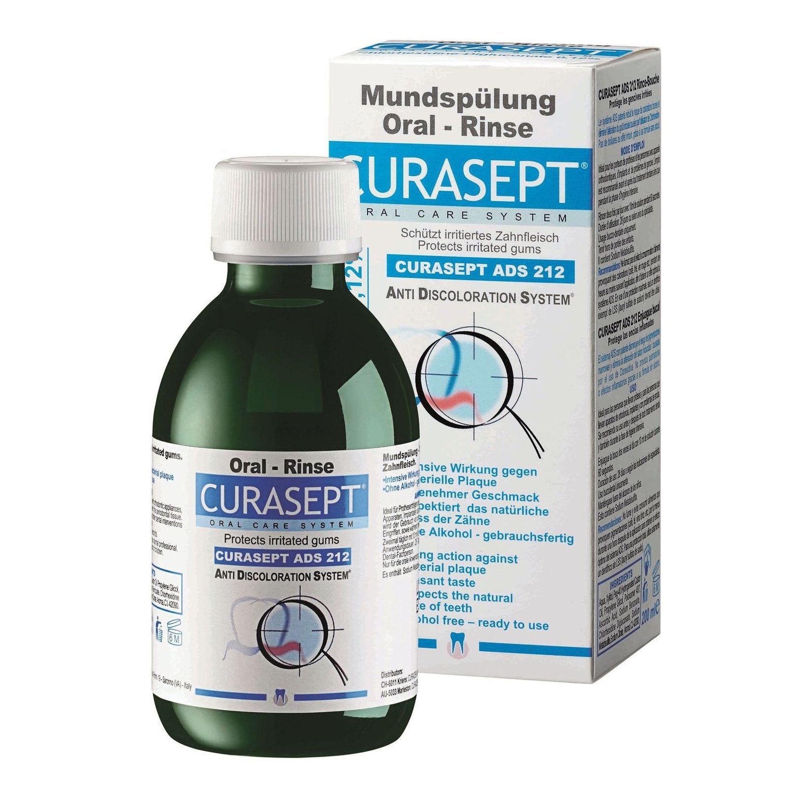 Curasept ADS 212 Chlorhexidine 0.12% Oral Rinse Mouthwash 200mL - Cutprice Online