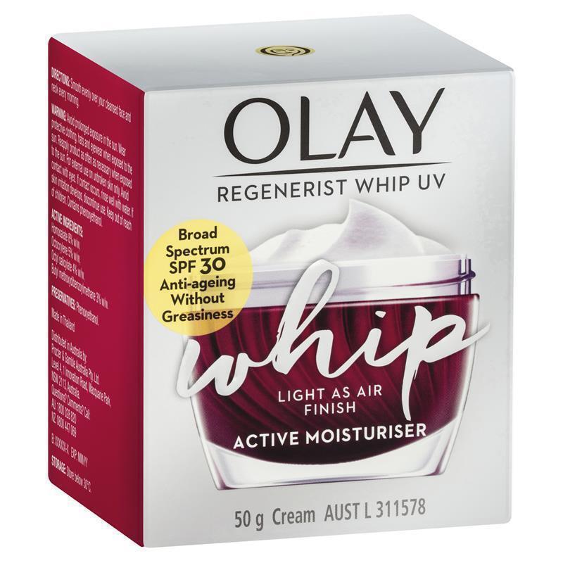 Olay Regenerist Whip Moisturiser Creme SPF30 50g - Cutprice Online