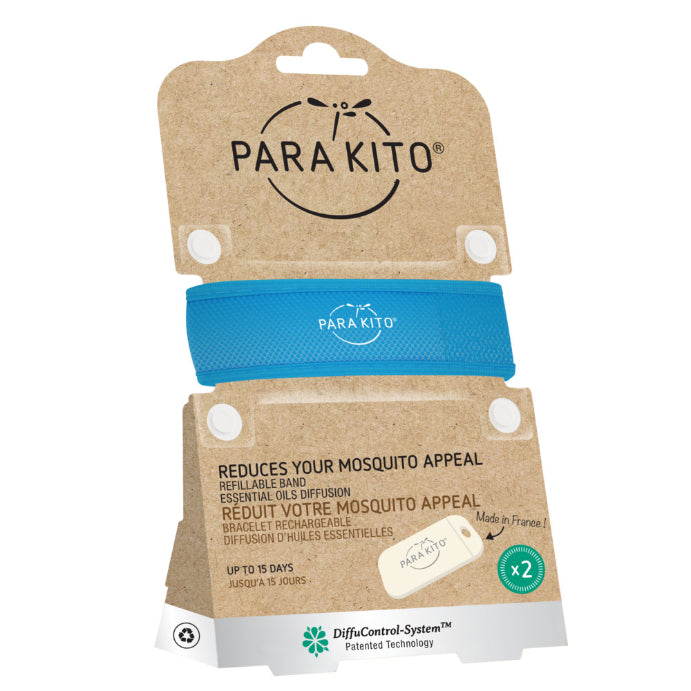 Para'kito Mosquito Repellent Adult Wristband Blue 1 Each