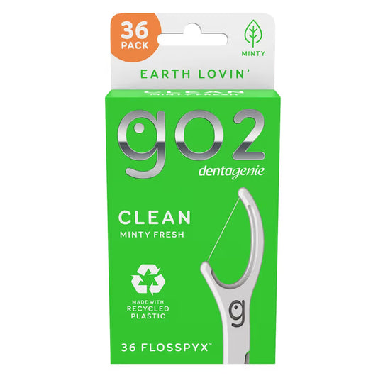 Go2 Dentagenie Clean Minty Fresh Flosspyx 36 Pack - Cutprice Online