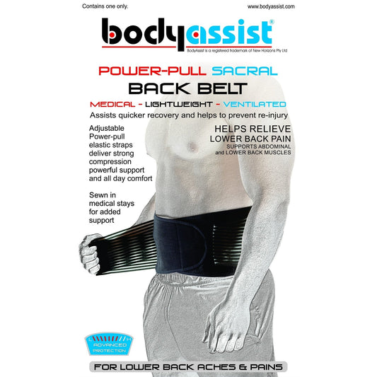 Body Assist Power Pull Sacral Back Belt - Cutprice Online