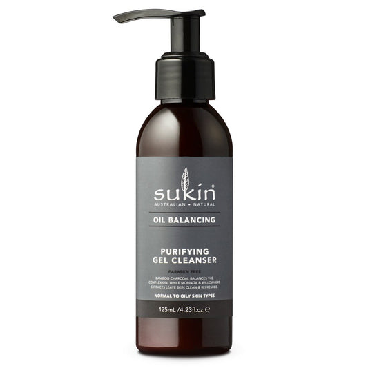 Sukin Oil Balancing Plus Charcoal Purifying Gel Cleanser 125ml - Cutprice Online