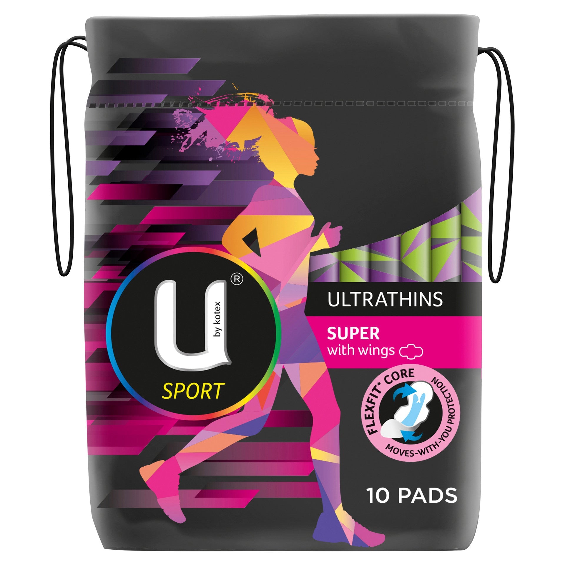 U BY KOTEX Sport Ultrathin Super with Wings 10 Pack - Cutprice Online