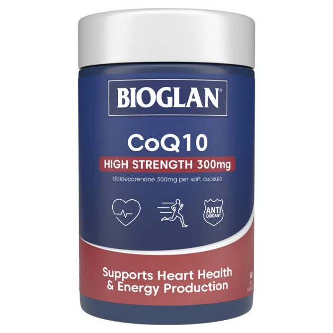 Bioglan COQ10 High Strength 300mg 60 Capsules - Cutprice Online