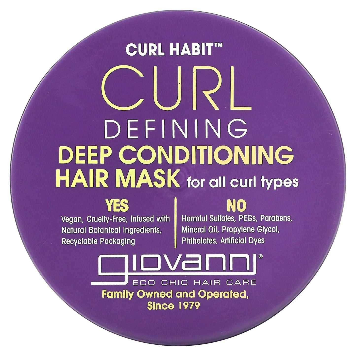 Giovanni Deep Conditioning Hair Mask Curl Habit Curl Defining 295ml GIOVANNI