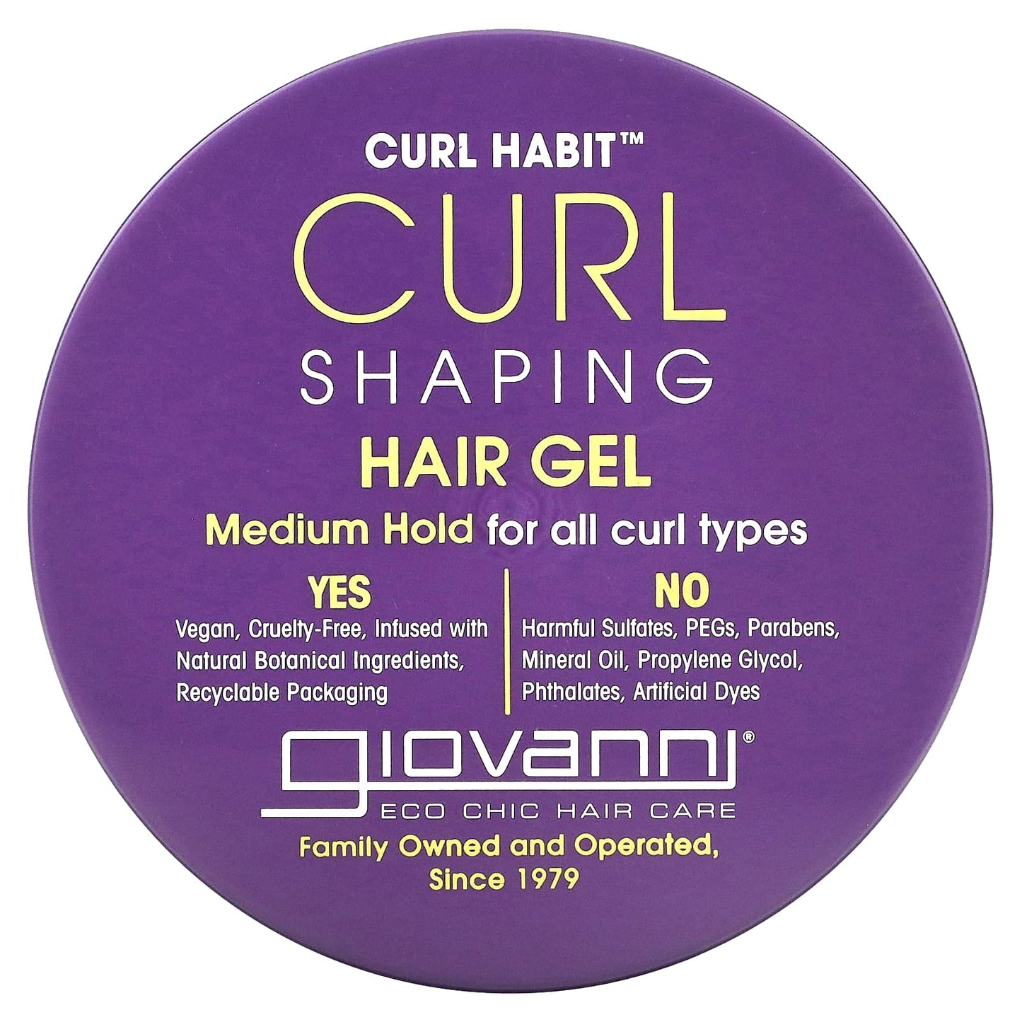 Giovanni Hair Gel Curl Habit Curl Shaping 310ml GIOVANNI