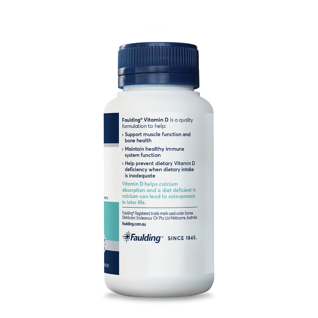 Faulding Vitamin D 1000iu 100 Soft Capsules