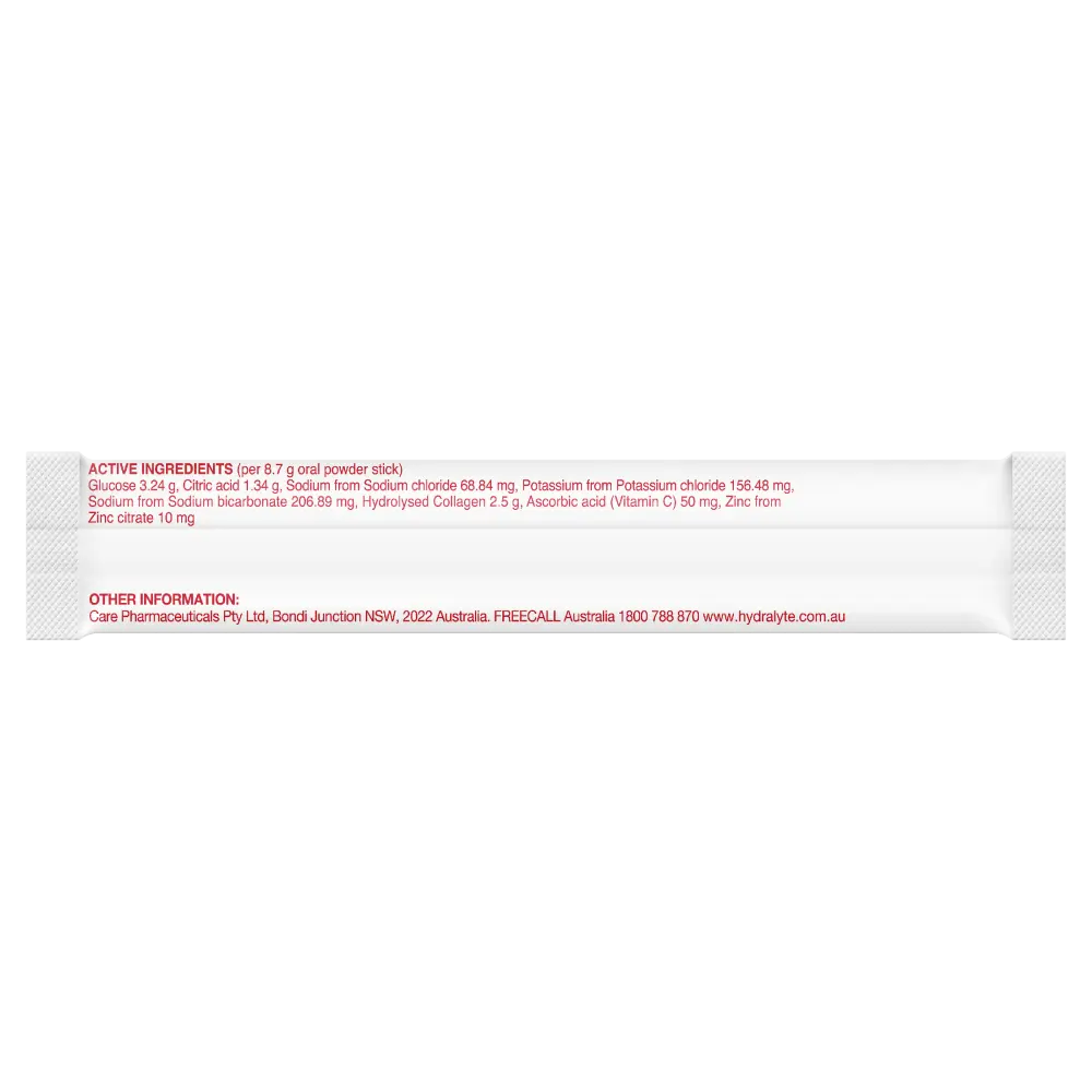 Hydralyte Plus Collagen Powder Sticks 10 Sticks - Cutprice Online