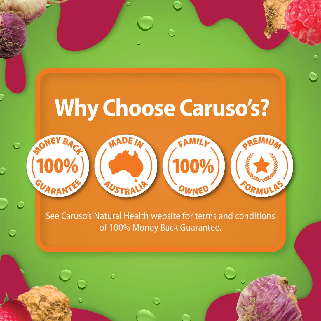 Caruso's MACA Gummies 60 Pastilles