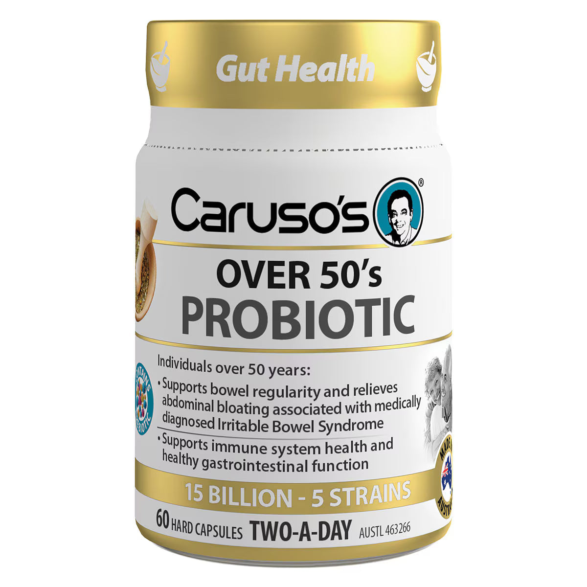 Caruso’s Over 50’s Probiotic 60 Capsules