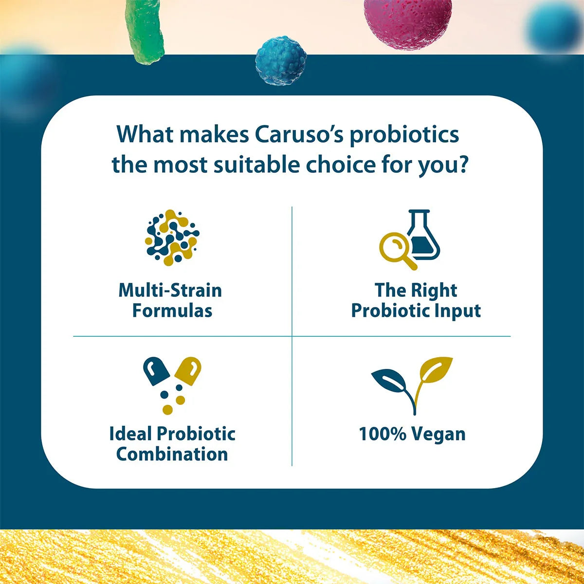 Caruso’s Over 50’s Probiotic 60 Capsules