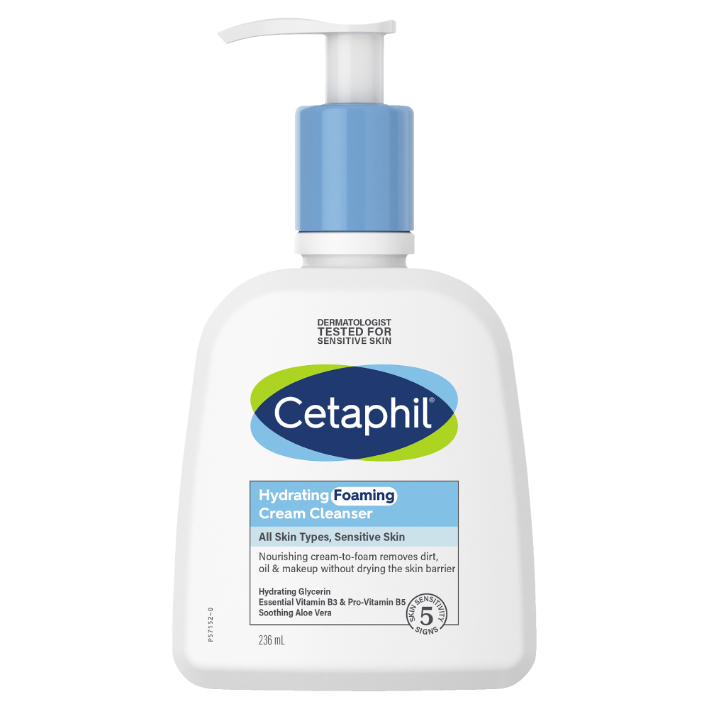Cetaphil Hydrating Foaming Cream Cleanser 236ml - Cutprice Online