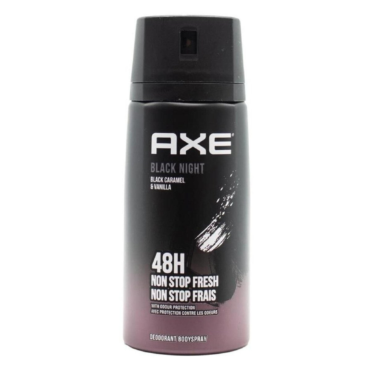 Axe Black Night 150ml Deodorant Bodyspray 48hr Odour Protection For Men