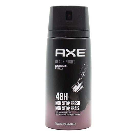 Axe Black Night 150ml Deodorant Bodyspray 48hr Odour Protection For Men
