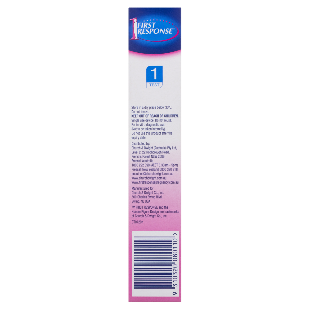 First Response Instream Preganancy Test 1 Test - Cutprice Online