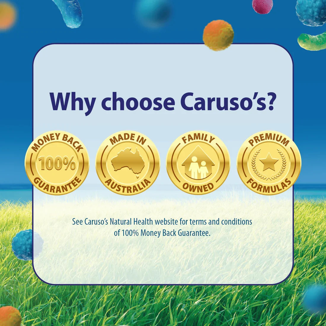 Caruso's Anxiety EZE Probiotic 60 Caps