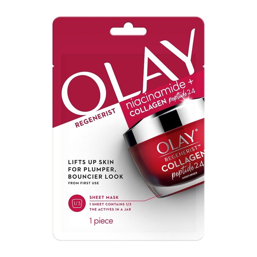 Olay Regenerist Niacinamide + Collagen Peptide24 Sheet Mask - Cutprice Online