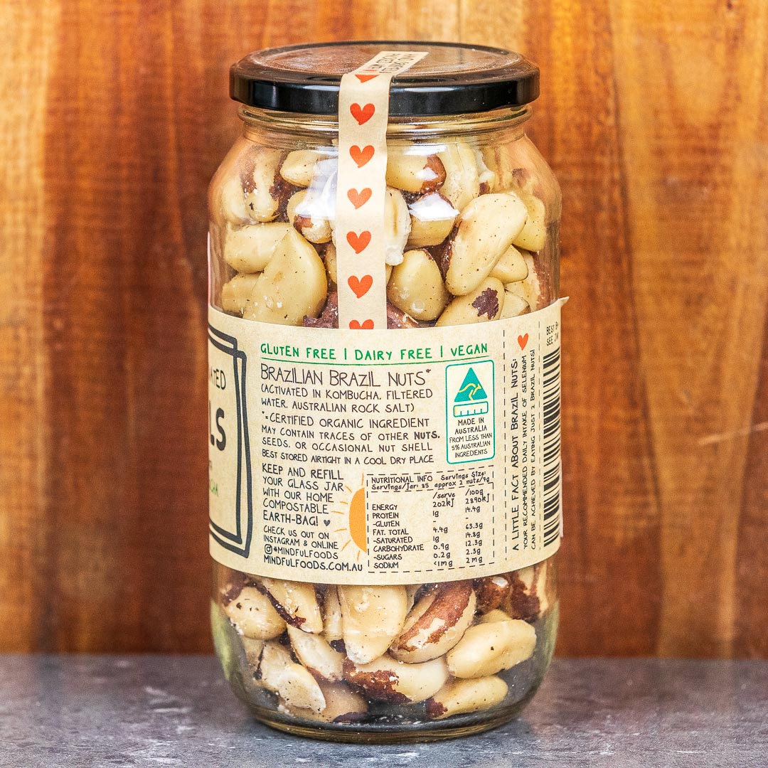 Mindful Foods Brazil Nuts Organic & Activated 600g - Cutprice Online