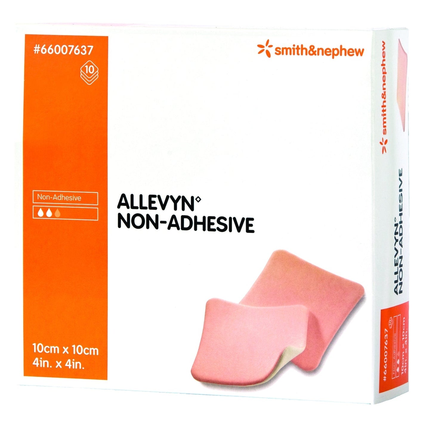 Allevyn Non-adhesive 10cmx10cm 7637 10 Pack