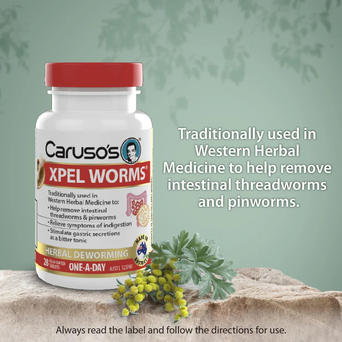 Caruso's Xpel Worms 28 Tablets