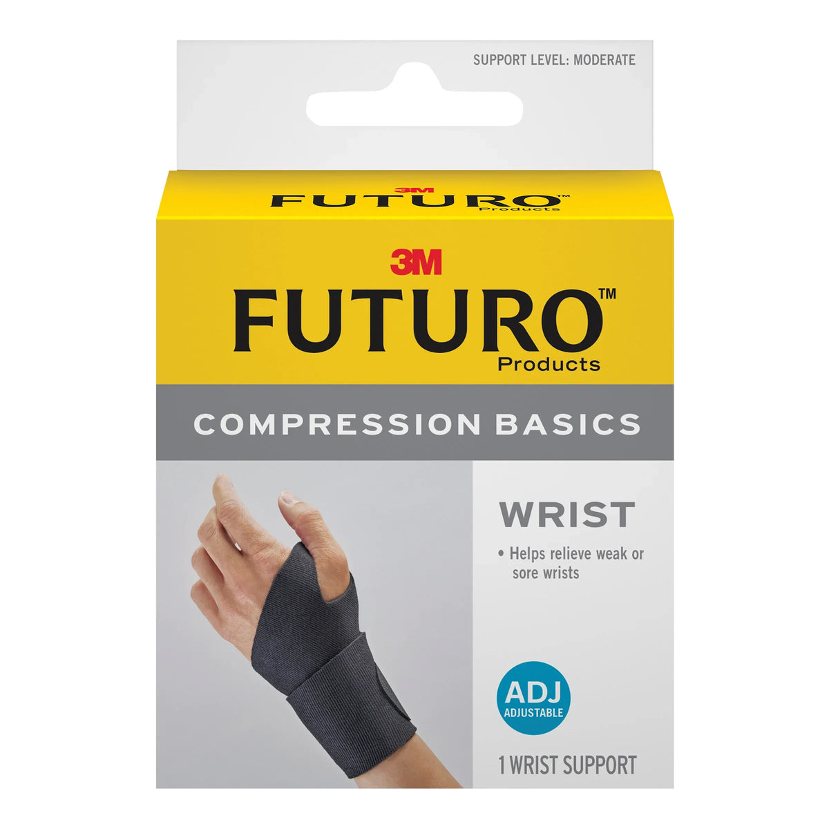 Futuro Compression Basics Elastic Adjustable Wrist Support