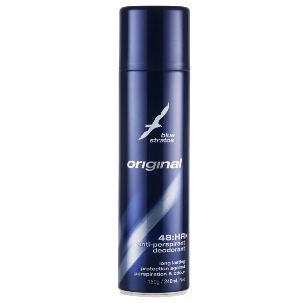 Blue Stratos Original Anti-perspirant Deodorant Spray 150g - Cutprice Online