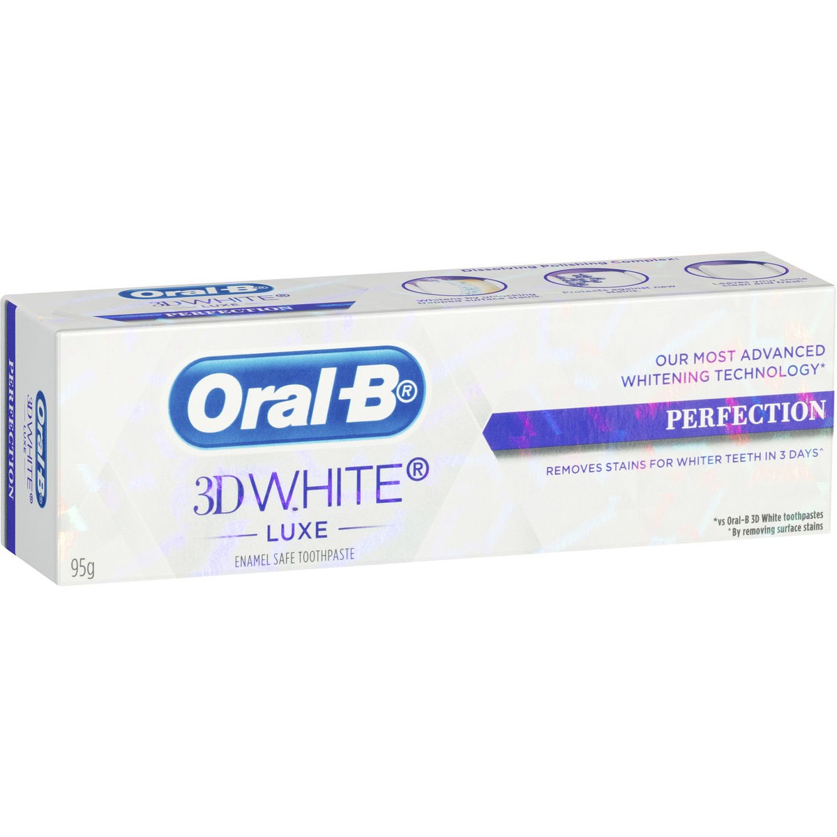 Oral B 3D White Luxe Perfection Toothpaste 95g - Cutprice Online