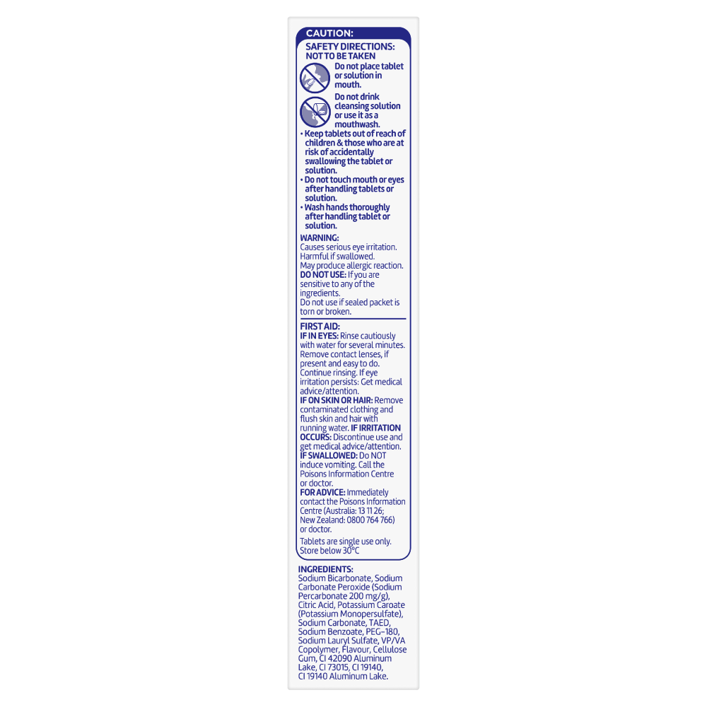 Polident Retainer and Mouthguard Cleanser 36 Tablets - Cutprice Online
