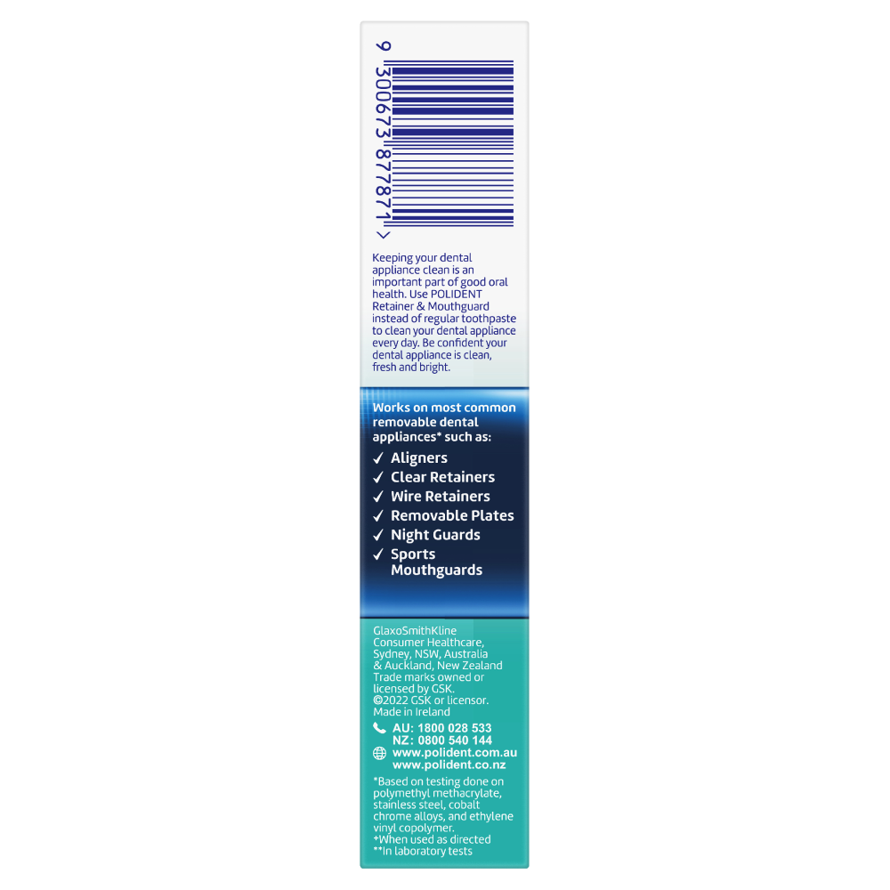 Polident Retainer and Mouthguard Cleanser 36 Tablets - Cutprice Online