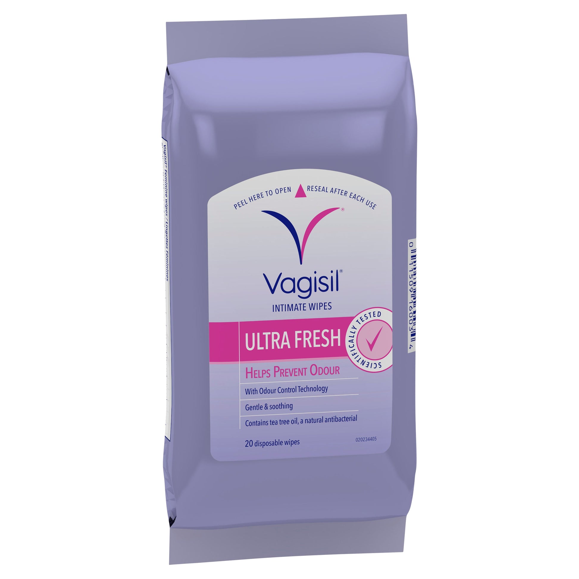 Vagisil Feminine Wipes 20 Pack - Cutprice Online