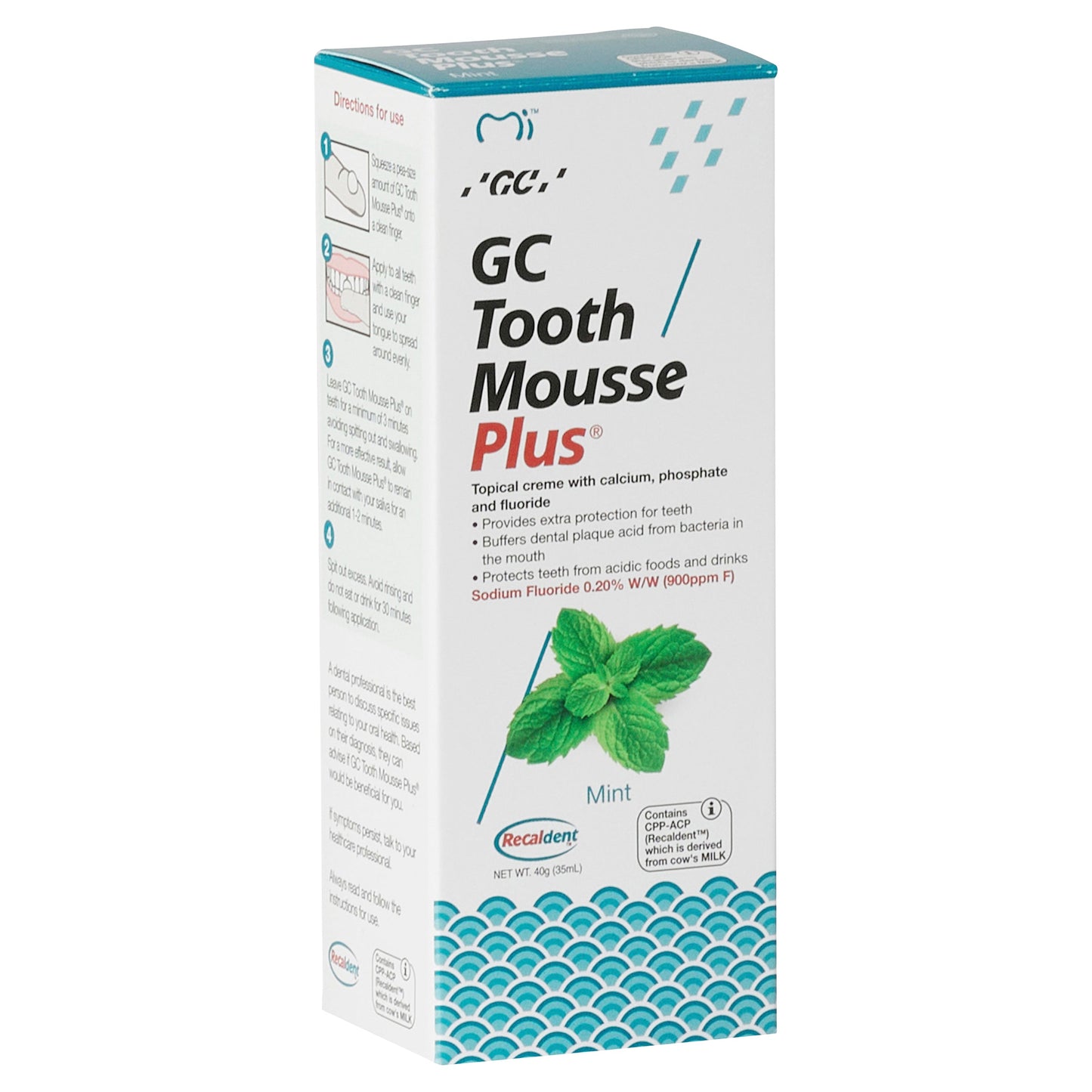 Gc Tooth Mousse Plus Mint 40g - Cutprice Online