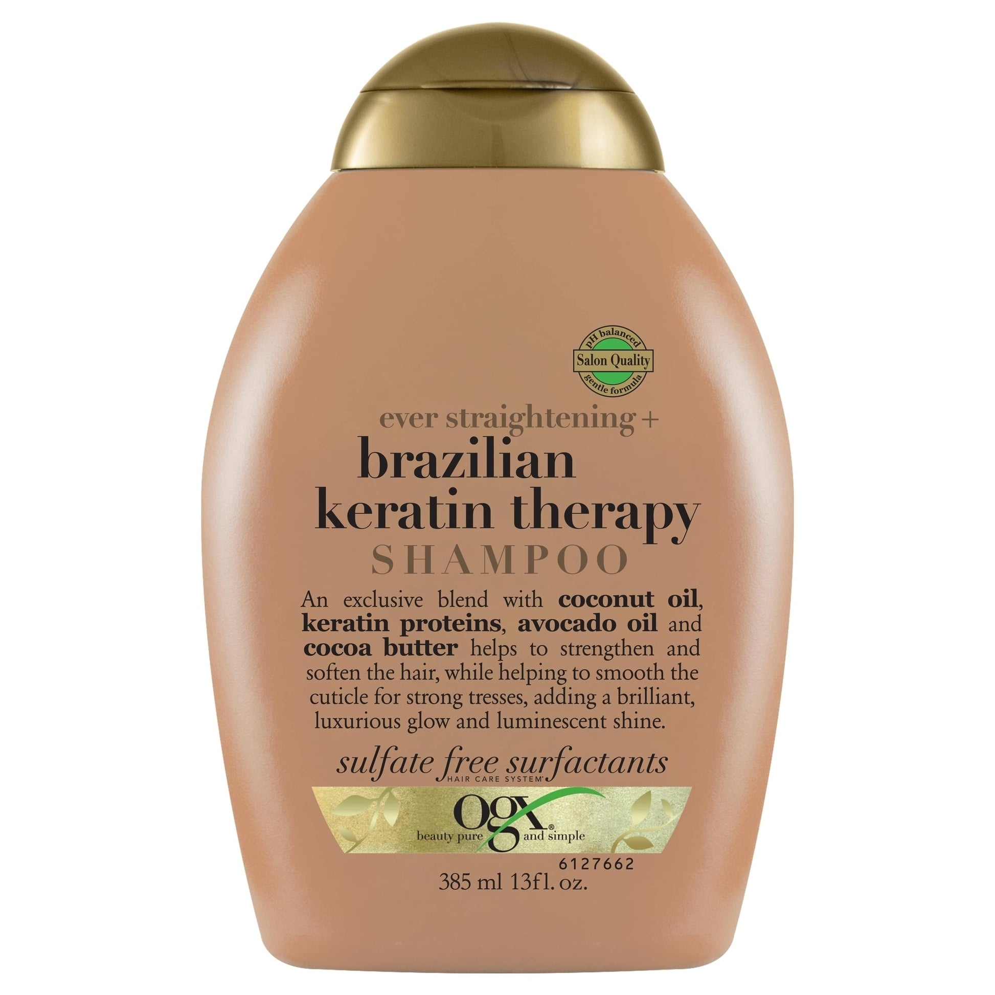 OGX Brazillian Keratin Therapy Ever Straight Shampoo 385mL - Cutprice Online