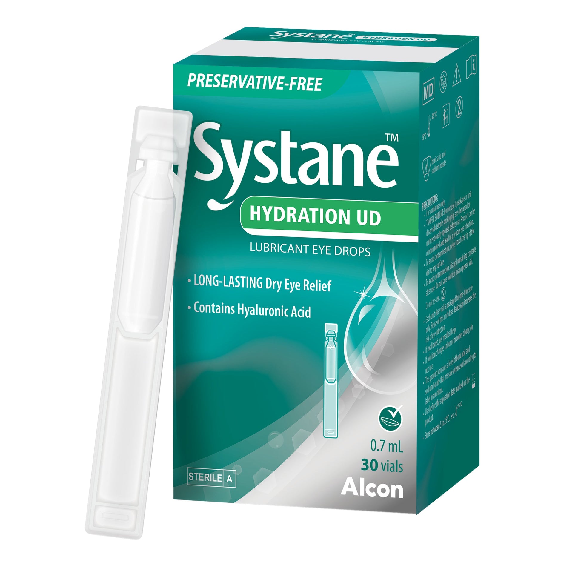 Systane Hydration UD Lubricant Eye Drops 0.7mL 30 Vials - Cutprice Online