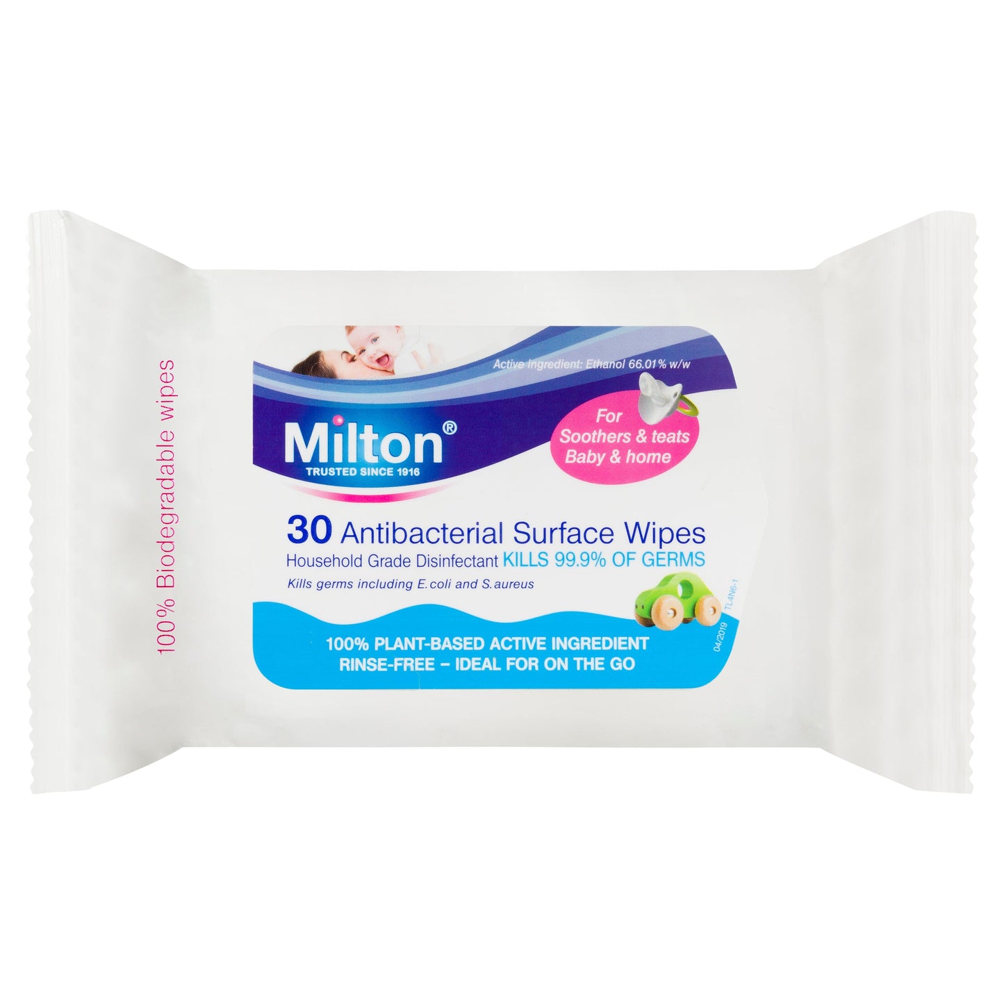 Milton Antibacterial Surface Wipes 30 Pack - Cutprice Online