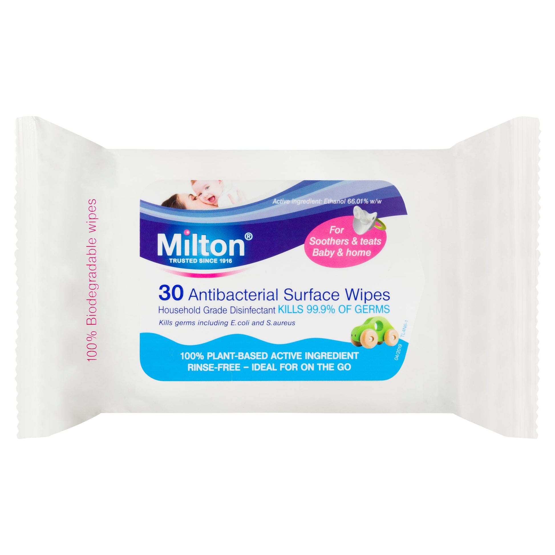 Milton Antibacterial Surface Wipes 30 Pack - Cutprice Online