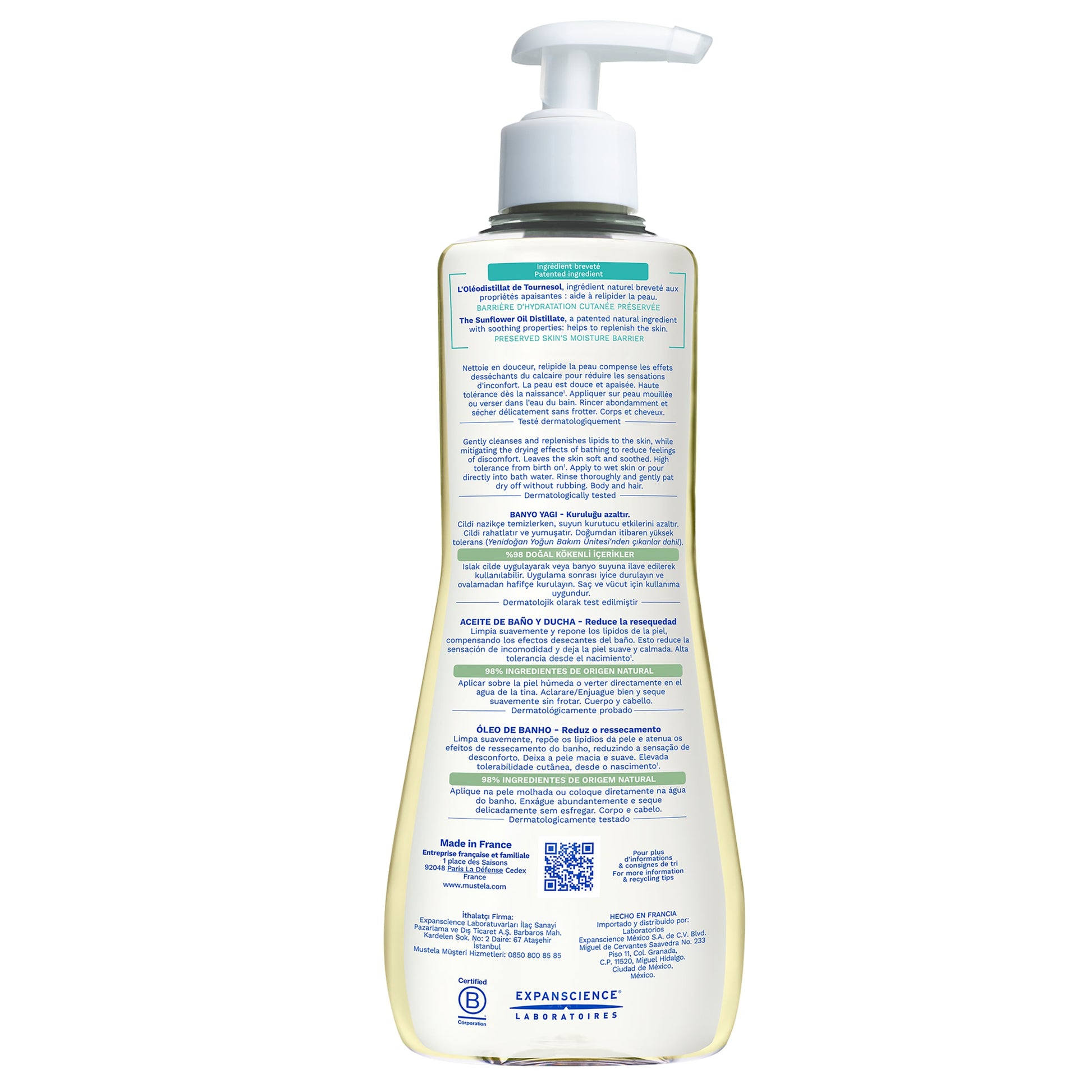 MUSTELA Stelatopia Cleansing Oil 500mL - Cutprice Online