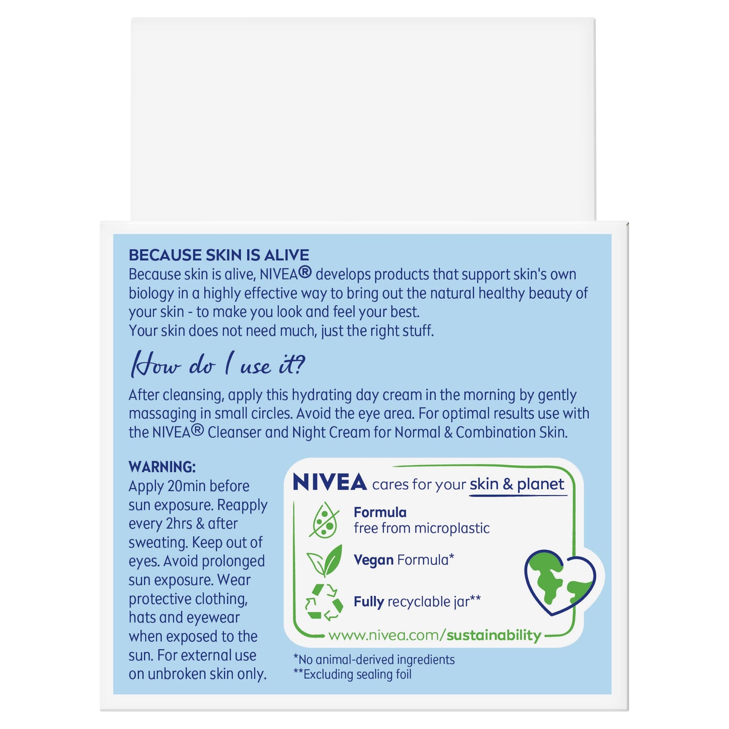 Nivea Daily Essentials Light Moisturising Day Cream SPF30+ 50mL - Cutprice Online