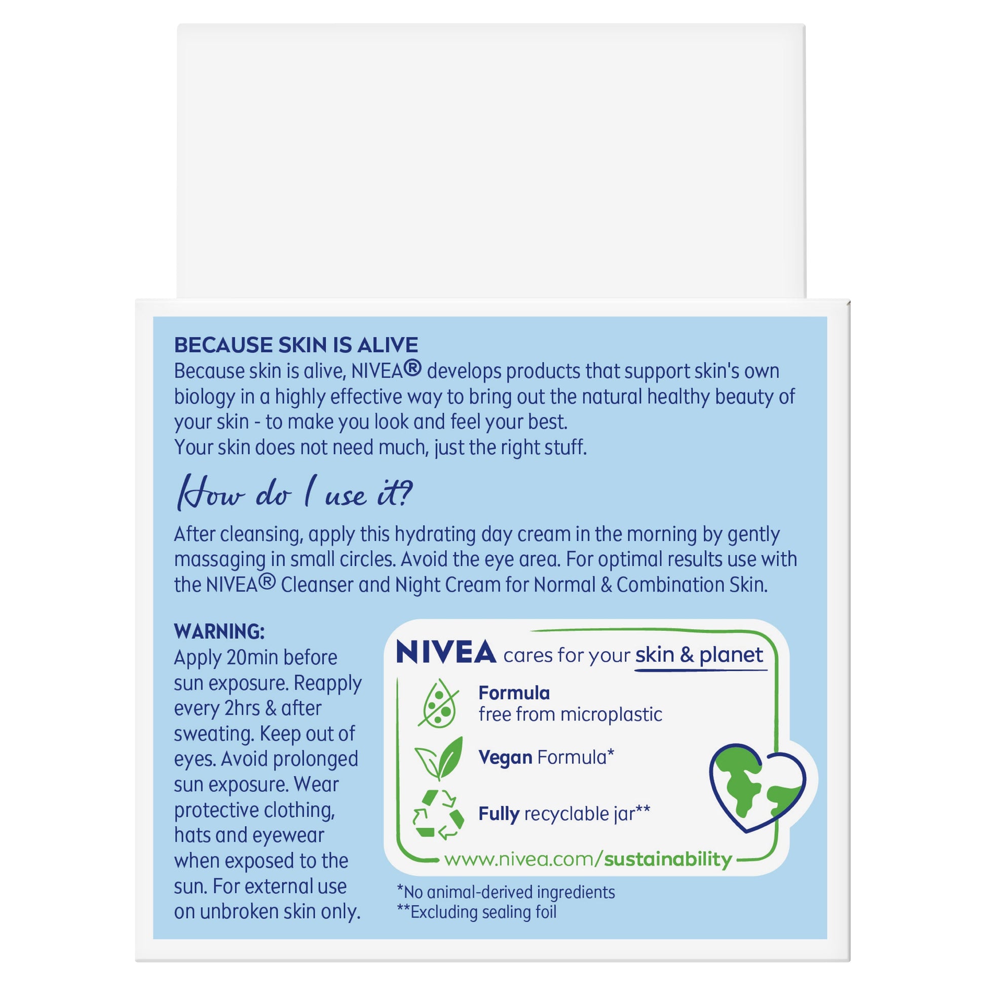 Nivea Daily Essentials Light Moisturising Day Cream SPF30+ 50mL - Cutprice Online