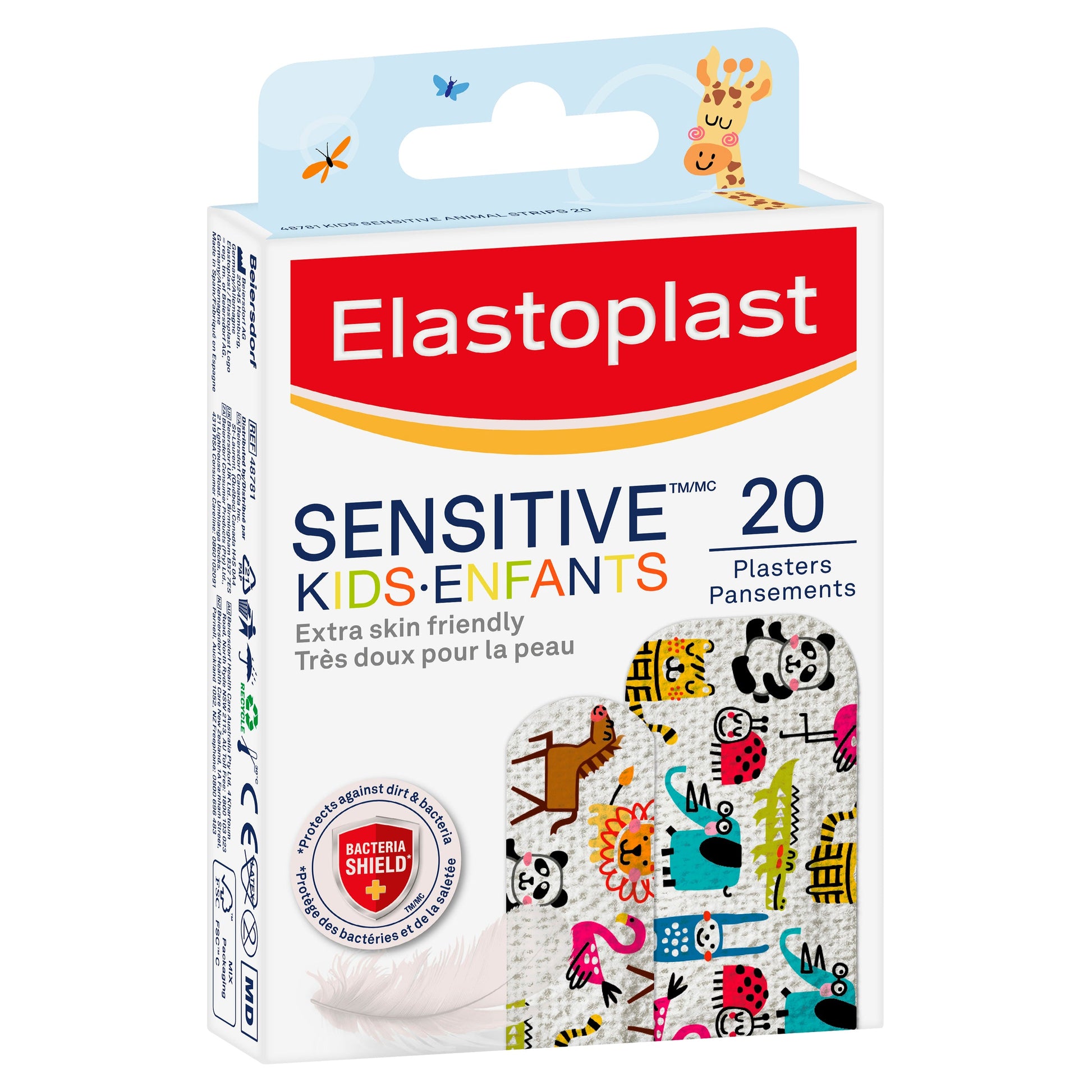 Elastoplast Sensitive Kids Animals 20PK - Cutprice Online
