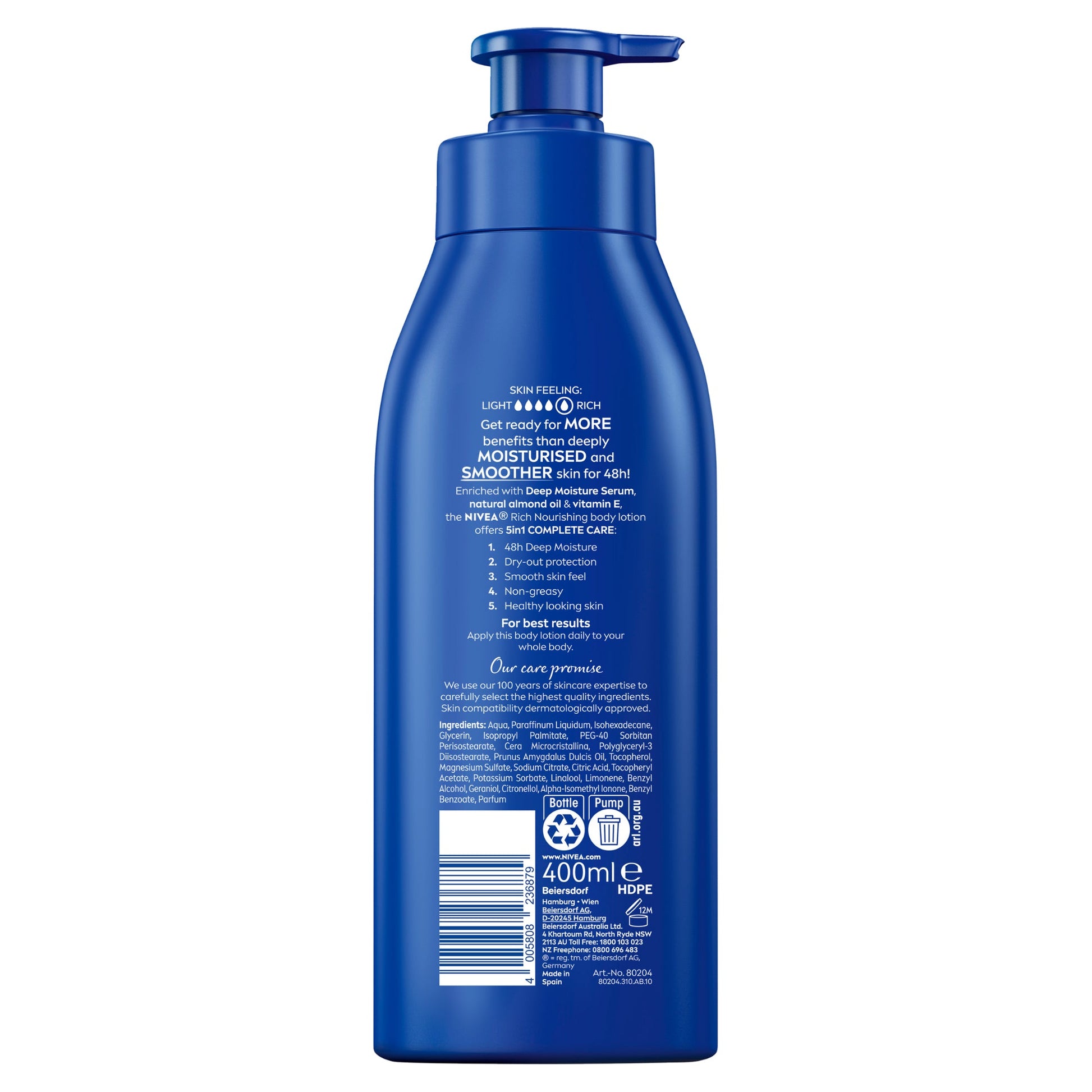Nivea Body Nourishing Lotion 400mL - Cutprice Online