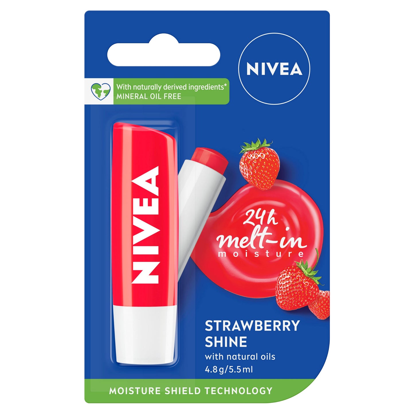 Nivea Lip Care Strawberry 4.8g - Cutprice Online