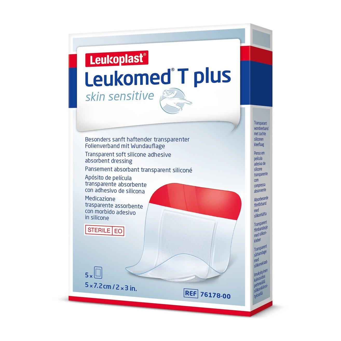 Leukomed T Plus Skin Sensitive Transparent 5cm x 7.2cm 5PK - Cutprice Online