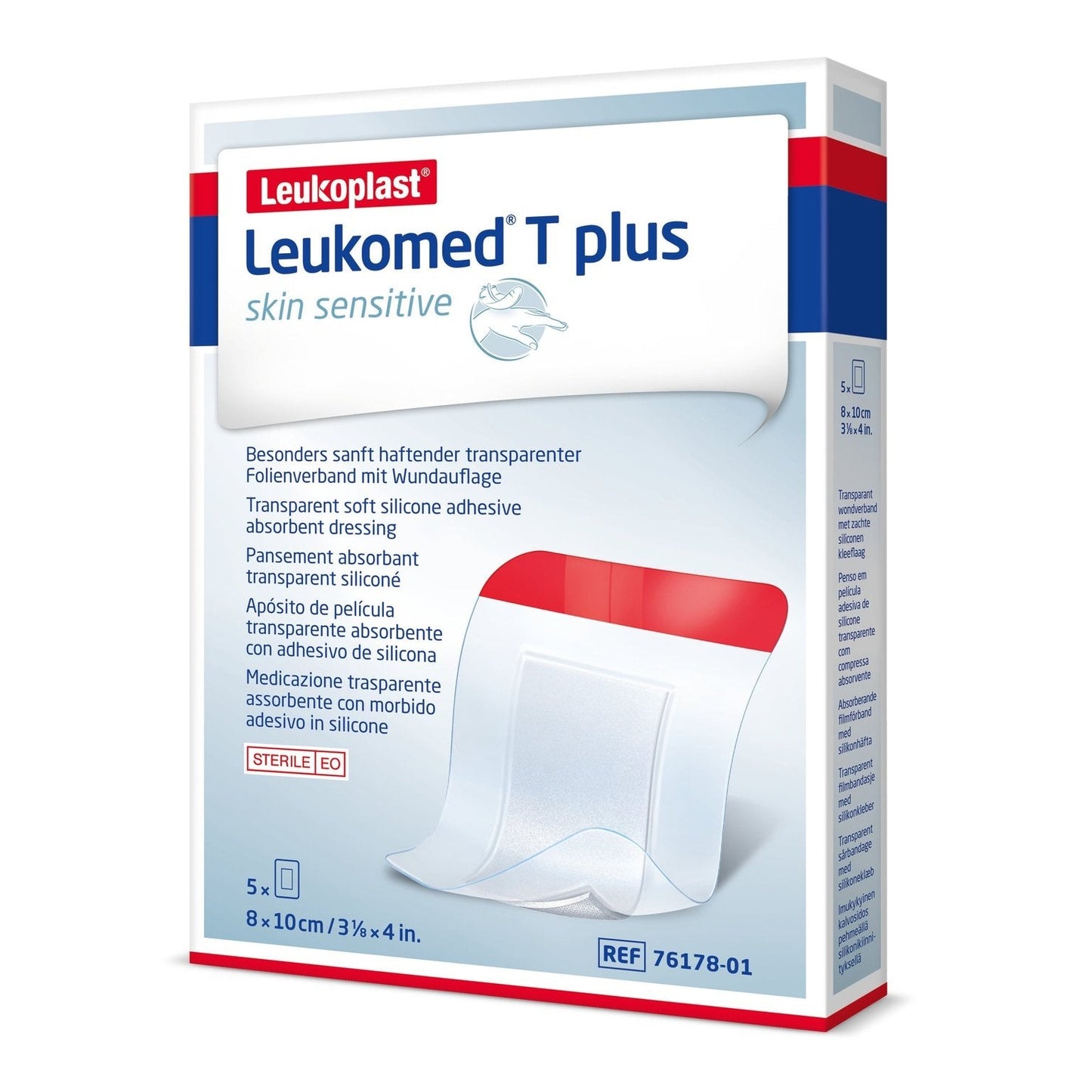 Leukomed T Plus Skin Sensitive Transparent 8cm x 10cm 5PK - Cutprice Online