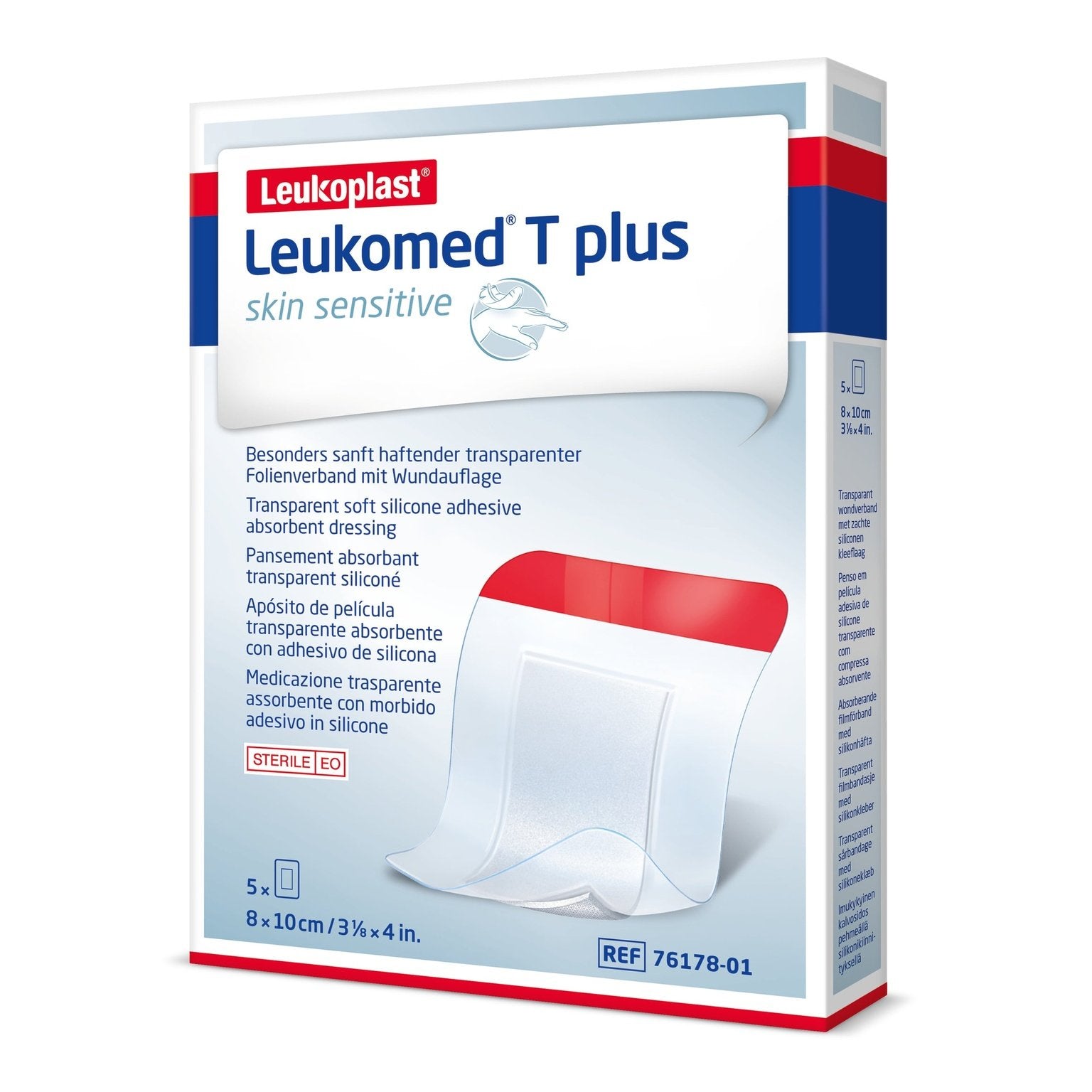 Leukomed T Plus Skin Sensitive Transparent 8cm x 10cm 5PK - Cutprice Online