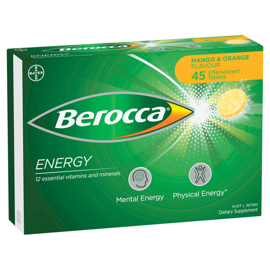 Berocca Performance Orange 45 Effervescent Tablets - Cutprice Online