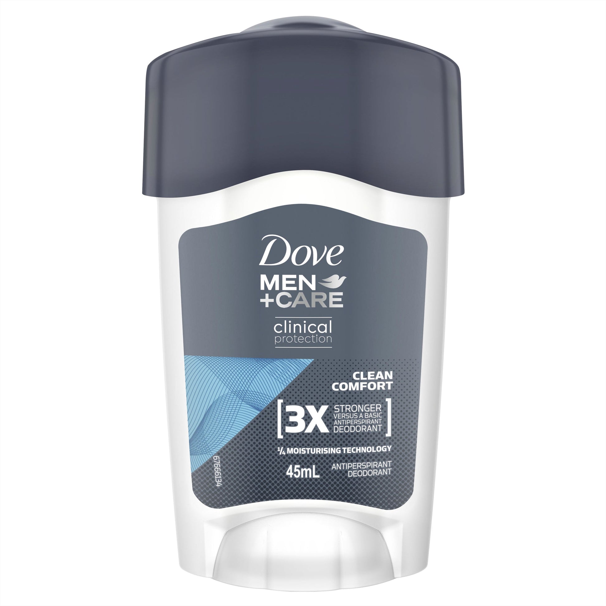 Dove for Men Clinical Protection Antiperspirant Deodorant Clean Comfort 45ml - Cutprice Online